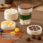 500ML Iced Brew Coffee Cup With Ice Cube Tray Leak Proof
