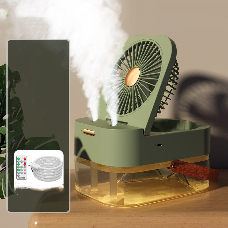 Humidifier Spray Fan Portable With Night Light