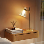 Modern Bedside Table Lamp with Adjustable Flower-Shaped Head