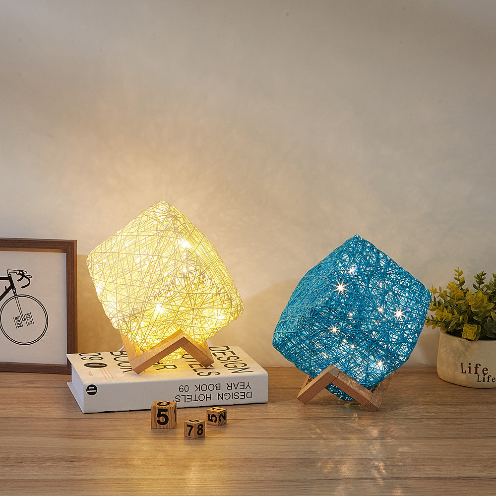 Hand-Knit Dimmable Square LED Lights