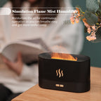 Diffuser With Flame Light Mist Humidifier Aromatherapy