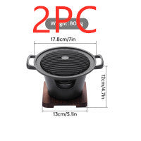 Mini BBQ Grill Stove Home Smokeless - Outdoor