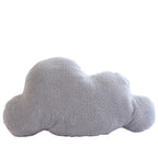 Lovely Gray White Cloud Shaped Pillow Cushion Stuffed