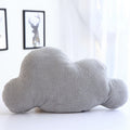Lovely Gray White Cloud Shaped Pillow Cushion Stuffed