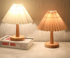 Vintage Pleated Lamp Dimmable Korean