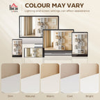 Bookshelf, S Shaped Geometric Bookcase with 15 Compartments, 5-Tier