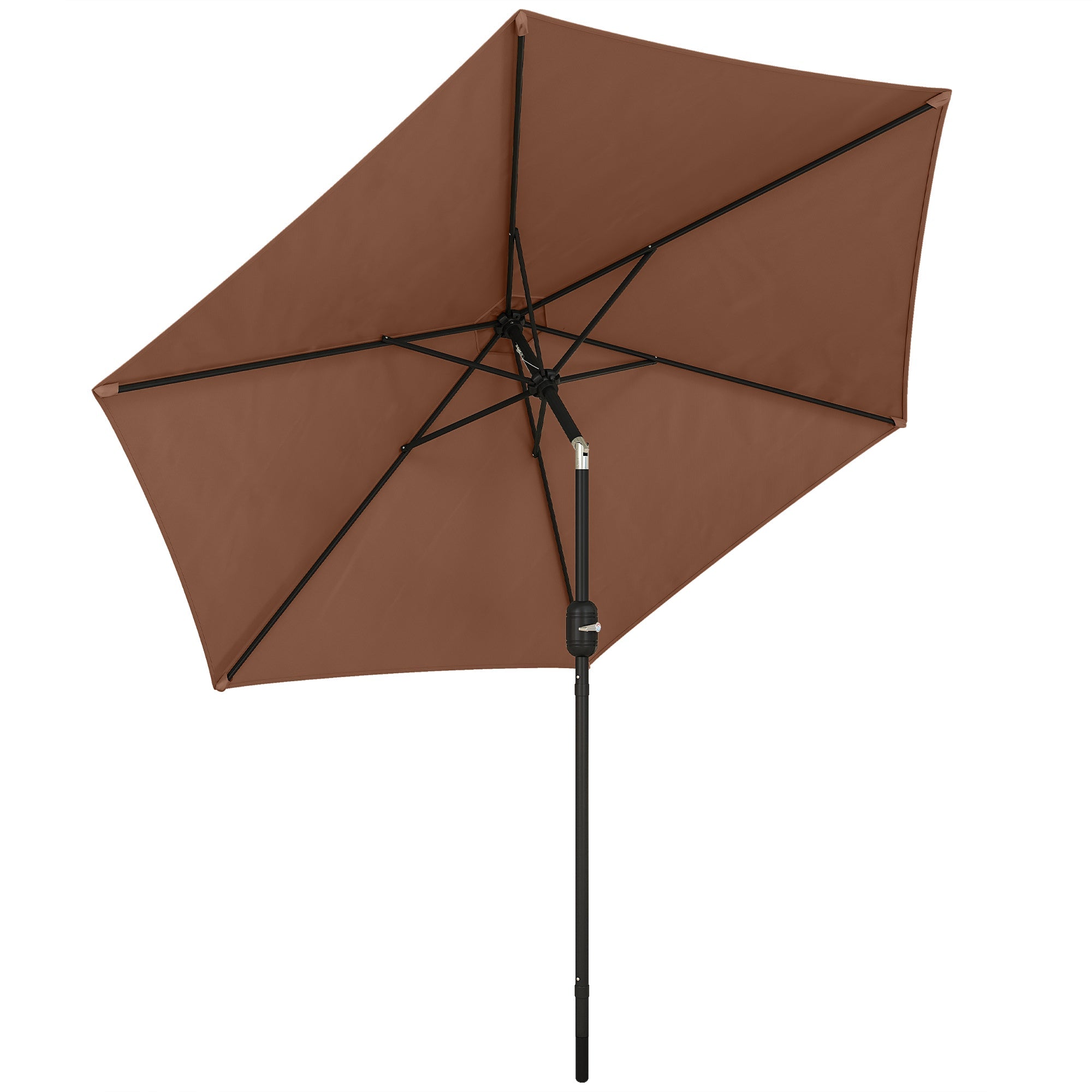 2.6 m Garden Parasol Umbrella with Aluminium Pole