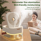 Humidifier Spray Fan Portable With Night Light