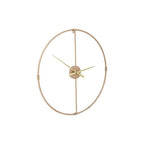 Gold Open Frame Wire Wall Clock