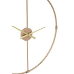 Gold Open Frame Wire Wall Clock