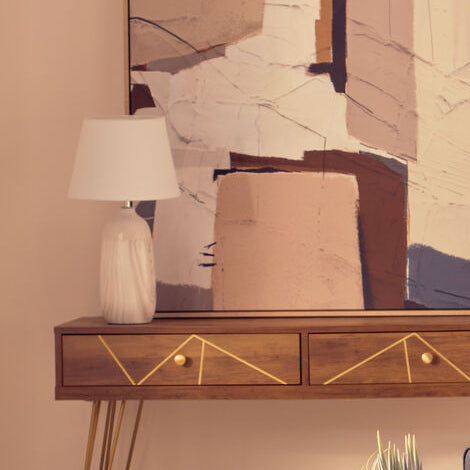 White Ceramic Table Lamp - Soft Ambient Lighting