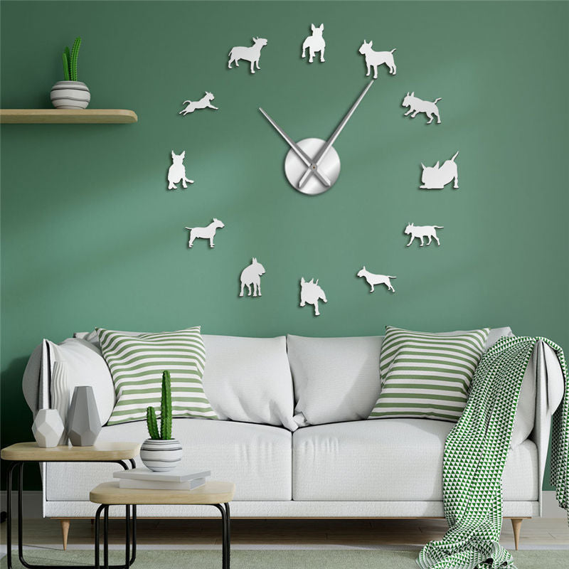 Luxury Acrylic Mirror Quartz Silent Large Wall Clock