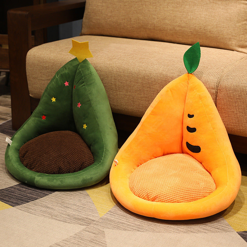 Kawaii Plush Fruit Soft Stuffed Cactus Avocado Carrot Pillow