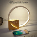 Bedside Lamp Touch Table Lamp With Natural Sounds & Alarm Clock