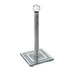 Crystal Kitchen Roll Holders Free Standing, Crushed Diamond - Gift Box