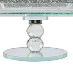 Crystal Extra Large Fruit Bowl, Centre Piece, Crushed Diamond - Gift Box