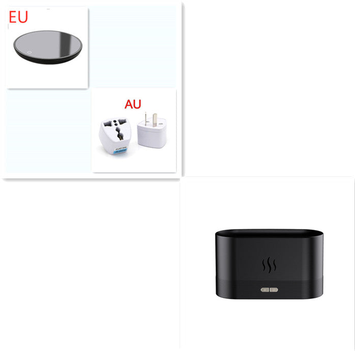 Diffuser With Flame Light Mist Humidifier Aromatherapy