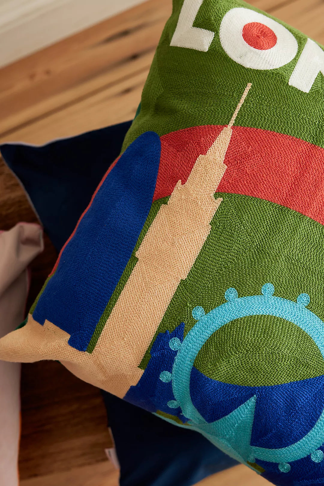 London Skyline Needlepoint Cushion