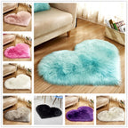 Plush Heart Shaped Carpet Non-Slip Mat