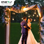 LED Filament String Light Kit, Vintage LED Bulbs, Waterproof 48ft