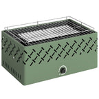 Portable Charcoal BBQ with Built-in Fan for Camping Picnic