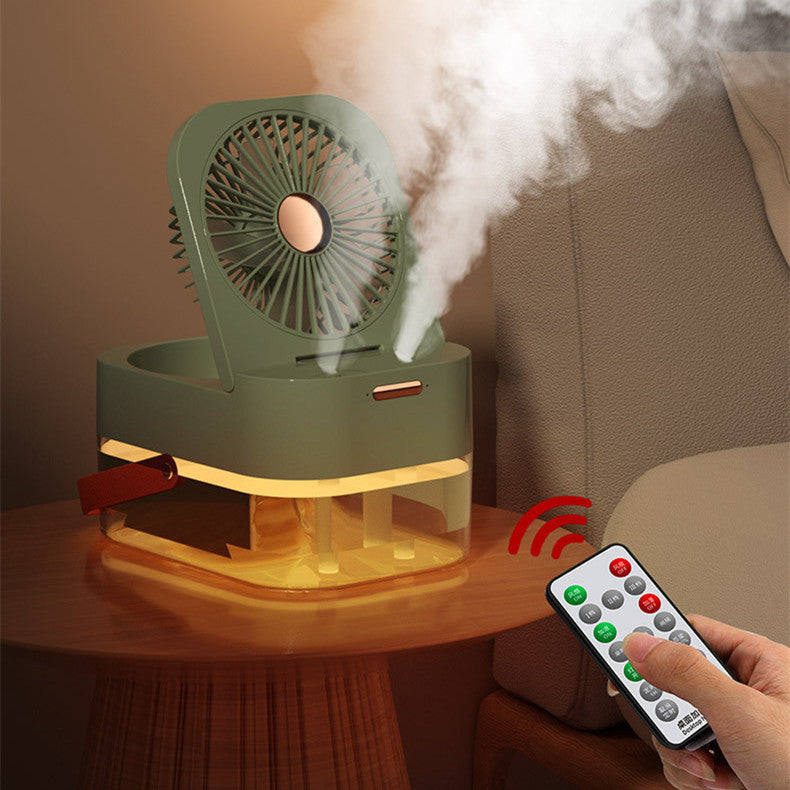 Humidifier Spray Fan Portable With Night Light