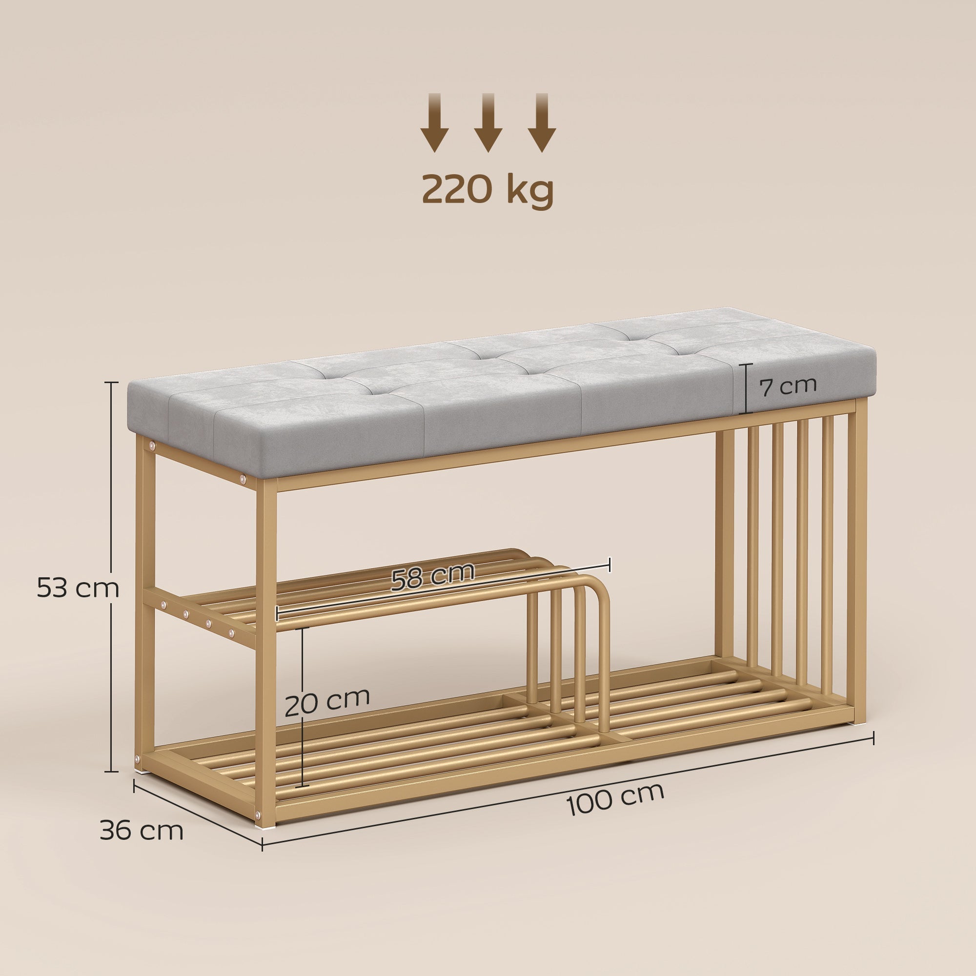Bench and Shoe Storage