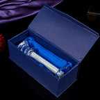 Crystal Tea light Dinner Candle Holder Set 2, Crushed Diamond - Gift Box