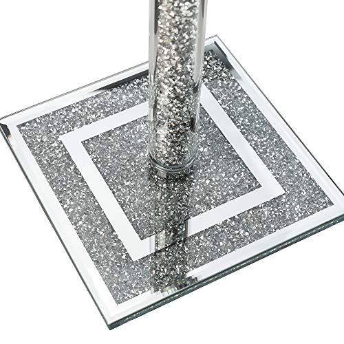 Crystal Kitchen Roll Holders Free Standing, Crushed Diamond - Gift Box
