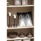 Pewter Decorative Bowl with Raised Tile Texture