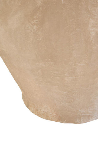 Large Cotton Mâché Vase with Decorative Handles