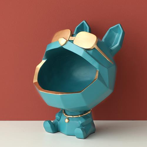 Cool Dog Figurine Big Mouth Dog Storage Box