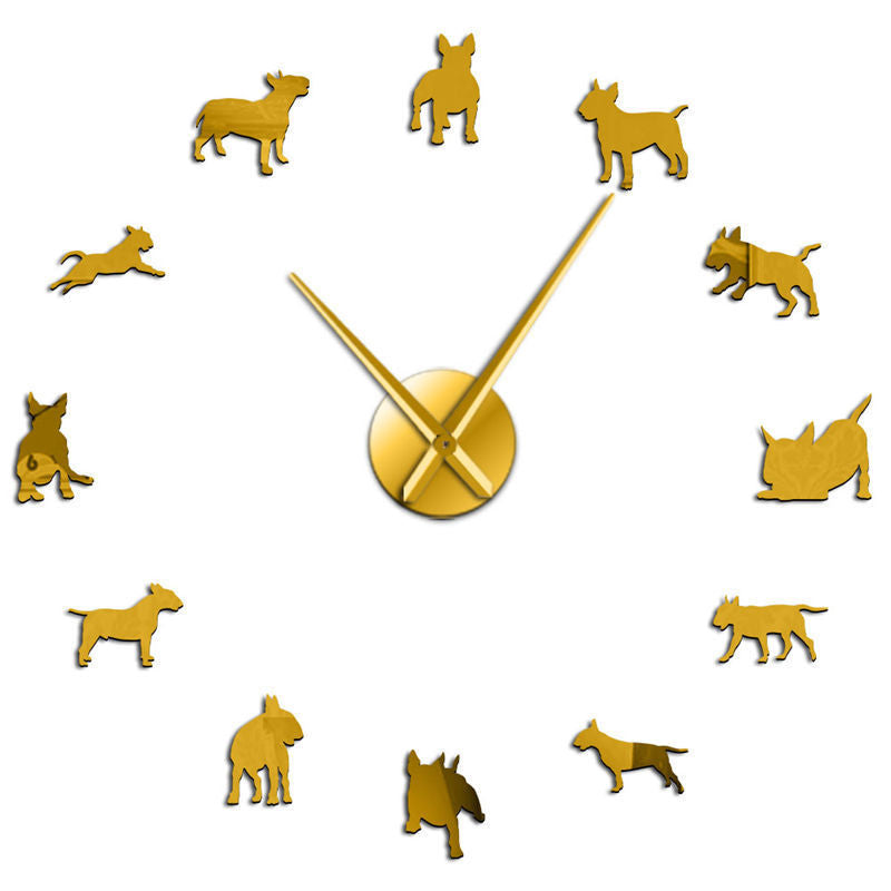 Luxury Acrylic Mirror Quartz Silent Large Wall Clock