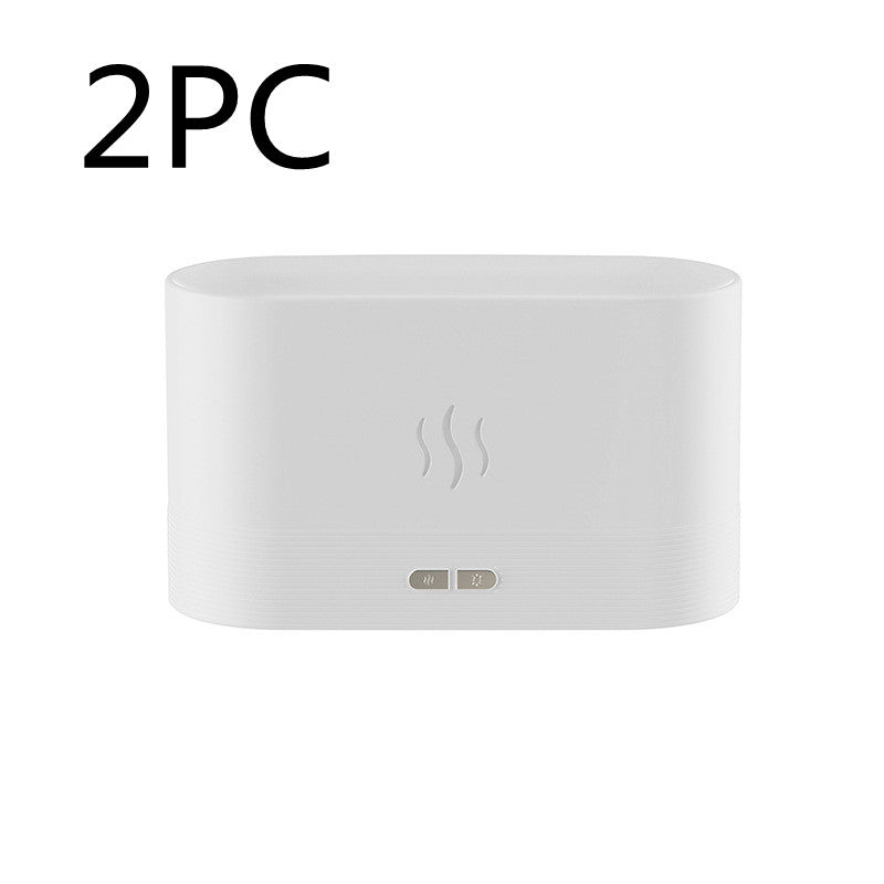 Diffuser With Flame Light Mist Humidifier Aromatherapy