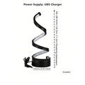 Modern USB Spiral LED Desk Lamp - Adjustable