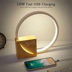Bedside Lamp Touch Table Lamp With Natural Sounds & Alarm Clock