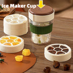 500ML Iced Brew Coffee Cup With Ice Cube Tray Leak Proof