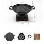 Mini BBQ Grill Stove Home Smokeless - Outdoor
