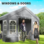 3 x 3 m Party Tent with Removable Sidewalls, 4 Zipped Doors | UV30+