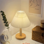 Vintage Pleated Lamp Dimmable Korean