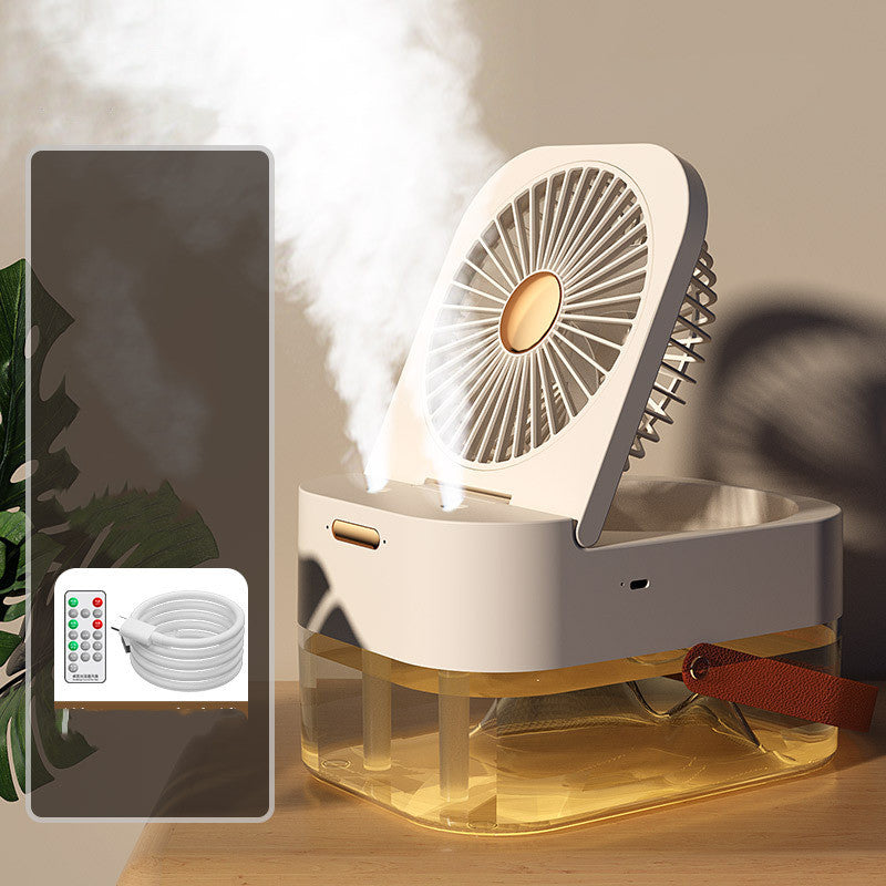 Humidifier Spray Fan Portable With Night Light