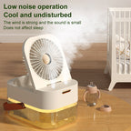 Humidifier Spray Fan Portable With Night Light