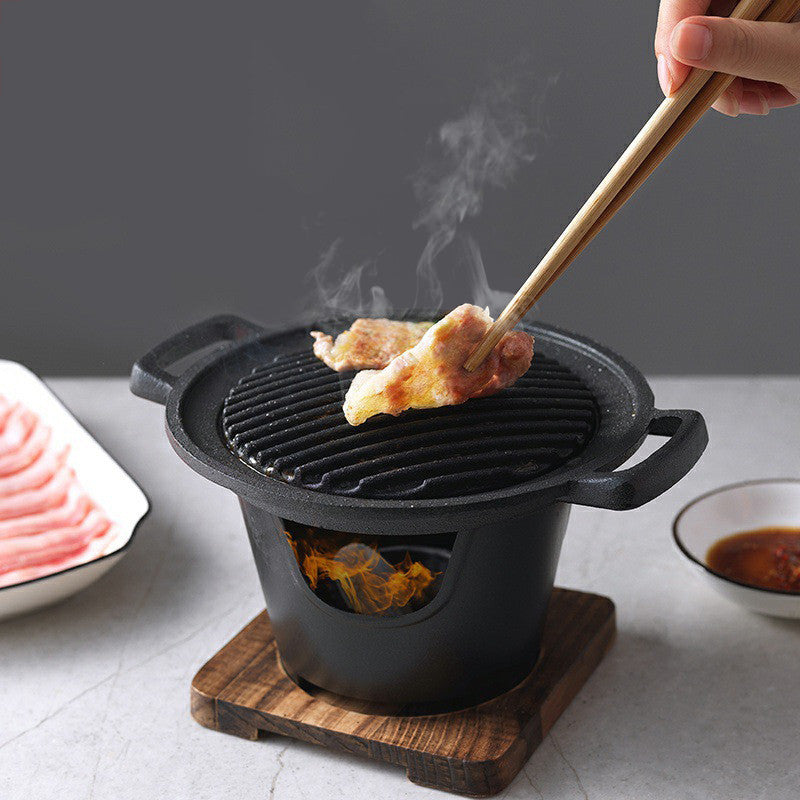 Mini BBQ Grill Stove Home Smokeless - Outdoor