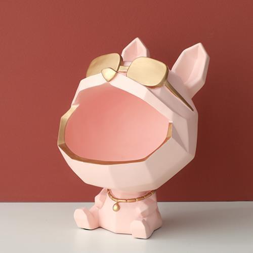Cool Dog Figurine Big Mouth Dog Storage Box