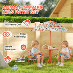 Kids Patio Set, Children Table and Chair Set