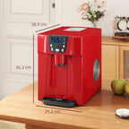3L Ice Maker Machine and Water Dispenser, 12kg in 24H