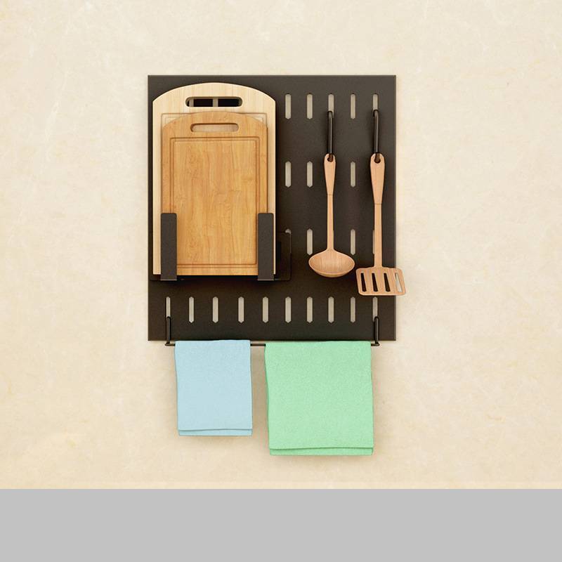 Stainless Steel Kitchen Wall Mounted Kitchen Storage Rack Plate