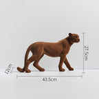 Luxury Leopard Resin Sculpture | Premium Home Decor