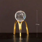 Nordic Light Luxury Metal Crystal Ball - Exquisite Gifts