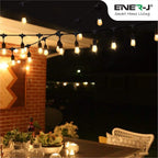 LED Filament String Light Kit, Vintage LED Bulbs, Waterproof 48ft